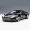 Druckguss-Modellautos 132 Aston Martin One77 Legierungs-Sportwagenmodell Druckguss-Metallspielzeugfahrzeuge Automodell Simulation Sound Light Collection Kindergeschenk x0731