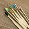 Toothbrush 10PCS Colorful Natural Bamboo Toothbrush Set Soft Bristle Charcoal Teeth Whitening Bamboo Toothbrushes Soft Dental Oral Care 230731