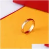 Band ringen luxe gouden liefde ring klaver nagel ontwerper mannen sieraden T verloving voor vrouwen Dhgates Boheemse handtekening ronde roestvrij St Dho3K