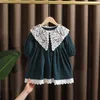 Mädchen Kleider Frühling Baby Mädchen Kleidung Spitze Langarm Kleid Kostüm für Kleinkind Geburtstag Kinder Kleidung gerade Kleider 230731