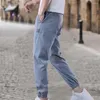 Pantaloni da uomo Mingyu marca cotone sciolto uomo elastico in vita pantaloni alla caviglia blu pantaloni da jogging sottili pantaloni cargo taglia maschile