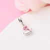 925 Sterling Silver Openable Heart Chocolate Gift Box Dangle Charm Bead Fits European Pandora Jewelry Charm Bracelets and Necklaces