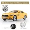 Diecast Model Cars 2015 Ford Mustang GT Supercar 5 pollici Simulazione di auto in metallo Fonde sotto pressione squisite Veicoli giocattolo RMZ city 136 Collezione in lega Modello x0731