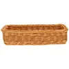 Vaisselle Ensembles Le Panier Organisateur De Fruits Pour Réfrigérateur Ménage Petit Salon Décor Maquillage Boîte Snack Pastorale Style Plastique Rural