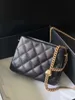 10A super Original quality 20cm women hobos shoulder bags caviar Lambskin leather Luxury designer bag fashion chain crossbody hobos handbag lady purse With box