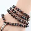 Tennisrundform 99 Bönpärlor Islamiska muslimska radband Tasbih Pärled Strand Armband Islam Turkiet Mohammed Women Men268f