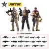 Military Figures JOYTOY 1/18 3.75 Action Figures Military Armed Force Series Anime Model For Gift 230729