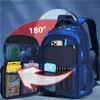 Skolväskor Primärskolans ryggsäck för pojkar från klass 1 till 6 Lämpliga för vattentät nylon stora kapacitetsryggsäckar för elever Z230801