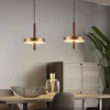 Hanglampen Nordic Hout Kroonluchter Goud Metaal Restaurant Slaapkamer Verlichting Bar Keuken Hanglamp Draad Verstelbaar 3000K