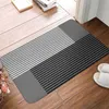 Carpets New Striped Patchwork Print Kitchen Floor Mat Living Room Decor Carpet Home Hallway Entrance Doormat Balcony Door Anti Slip Rug R230731