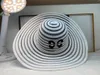 Top design Classic fashion straw hat Lady lace Pearl travel sun sun hat Flat straw braid temperament everything sun hat tide