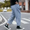 Jeans da uomo Moda Jeans larghi Pantaloni larghi larghi Pantaloni da uomo classici Pantaloni da uomo Design semplice Coreano casual di alta qualità