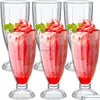 Wine Glasses Milkshake 10.8 Oz Footed Ice Cream Clear Fountain Parfait Cups Sundae Retro Dessert Old Fashioned Soda Drop Delivery Home Dhptl