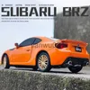 Voitures miniatures moulées sous pression 132 Subaru BRZ Alliage Modèle de voiture de sport Simulation moulée sous pression Véhicules jouets en métal Modèle de voiture Son Lumière Collection Jouet pour enfants Cadeau x0731