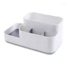 Opbergdozen Make -up Organisator Box Cosmetische lade Dekseltafel Container Zondboek Kas Skincare -producten