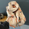 Foulards Chaud Hiver Châle Cachemire Écharpe Pour Femmes De Luxe Thich Couverture Pashmina Foulard Bandeau Femme Tête Wrap Poncho Bufanda