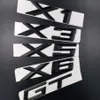 New Car Styling ABS Black X1 X3 X5 X6 Rear Boot Emblem Auto Badge Sticker284s