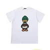 Summer popular high street cotton T-shirt sports casual Duckling T-shirt men and women 3d printed casual T-shirt three colors