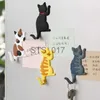 Magneti per il frigorifero New Fashion Cute Creative Multifunzione Cat Montaggio a parete Gancio Frigorifero Sticker Magnete per frigorifero Decor Hanger Holder Hook x0731