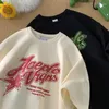 メンズTシャツアメリカンレトロトレンディレタープリントグラフィックTシャツ夏のカジュアルヒップホップショートホップトップメンアンドウィメンY2K