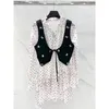 Kurtki damskie 2023 Spring Szyfonowa Polka Dot Super Fairy Fashion Shirt Design Sense Testcoat Dwuczęściowy wierzchołek Kobieta