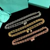 Choker Fashion Long Collece Gold Silver Color U Bamboo Main