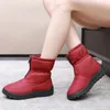 Bottes hautes grandes verges coton femme hiver et velours épaississement aide chaussures imperméables transfrontalières