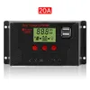 Display PWM Solar Battery Protection Intelligent Panel Regulator Charge Controller 10A-30A DC12V 24V 48V ATV Parts258L