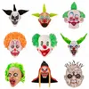 Strona główna śmieszna twarz taniec cosplay maska ​​lateksowa maska ​​Maskcostumes Props Halloween terror maska ​​mężczyźni Straszne maski C211