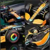 Voitures moulées modèles voitures Bburago 143 2022 F1 McLaren MCL36 # 3 Daniel Ricciardo # 4 Lando Norris Alloy Luxury Vehicle Diecast Cars Model T
