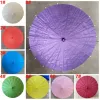 60 cm fast färgdanspapper paraply målning kinesisk papper parasol bröllop fest dekoration gynnar klassiska paraplyer bh8545 tqq ll