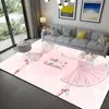 Carpets Cartoon Ballet Girl 3D Print Area Rug Kid Bedroom Game Floor Mat Memory Foam Girl Room Play Carpet for Living Room Tapis Chambre R230731