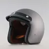 Motosiklet Kaskları Dot Onaylı Retro Yarı Açık Motosiklet Kask Casco 34 Açık Yüz Kask Kafe Racer Chopper Scooter Capacete Ücretsiz Kargo X0731