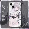 Obudowy telefonu komórkowego Śliczne anime słodka dziewczyna telefon komórkowy dla iPhone'a 11 12 13 14 Pro xs Max 13Mini Case for iPhone 6s 7 8 plus XR x Soft TPU Case x0731