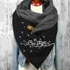 Foulards mode impression écharpe Wrap femmes bouton décontracté chaud Ladias doux cachemire Foulard hiver châles Hijab