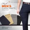 Men's Pants Men's Set Pants Spring/Summer Men's Dress Pants Business Office Elastic Wrinkles Large Size Classic Men's Trousers Z230801