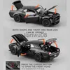 Diecast Model Cars Challenger SRT 132 Diecast Alloy Model Car Miniature 124 Muscle Sportbil Metall Vehicle Collectible Gift for Boy Christmas Toys X0731