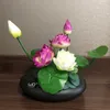 Fiori decorativi Simulazione Ornamenti di loto Tavolo da pranzo Mobile TV Fiore Piante finte Soggiorno Seta Ceramica Piccolo bonsai.