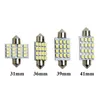 50 teile/los Girlande 31mm 36mm 39mm 41mm C5W LED Dome Glühbirnen 16 SMD 3528 Auto LED Innenbeleuchtung Auto Leselampen Weiß 12V3027