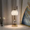 Tischlampen 2023 Metall Kristall Acryl Lampe Schlafzimmer Nachttisch Nordic Retro Home Dekoration in kleinem Nachtlicht