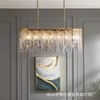 Candeeiros Pendentes Nórdicos Cobre Vidro Cristal Sala de Jantar Lustre Luz Luxo Tamanho Apartamento Simples Pós-moderno Iluminação Criativa