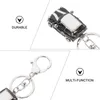 Keychains Wallet Kids Car Key Chain Alloy Keyring Pendant Practical Rings Home Keys Holder Gift Hanging Decor Rhinestones Man