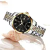 POEDAGAR Femmes Montres De Luxe Mode Dames Montre À Quartz Étanche Lumineux Date En Acier Inoxydable Tache Montre-Bracelet Petite Amie Cadeau J230728