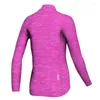 Chaquetas de carreras Mujer Moda Manga larga Ciclismo Jersey Chaqueta Deporte Carretera MTB Camisa Bicicleta Suéter de descenso Top Wear Champ Hembras Diseños