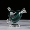 Vintage MINI Heart Glass Hand Pipe Bong Pipa da fumo Qualità narghilè bong La vendita diretta in fabbrica originale può mettere il logo del cliente da DHL UPS CNE