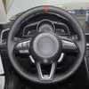 Hand-sewed car steering wheel cover Suede Mazda 3 Axela 2017-2019 Mazda 6 Atenza 2017-2019 CX-3 CX-9 CX-5332s