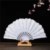 Chinese Style Products Chinese Silver Flash Folding Fan Vintage Wave Shaped Dragon Dance Hand Fan Craft Home Decoration Wedding Gift