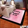 Carpets Letter Decoration Various Styles Rich Colors Fashionable Home Stain-Resistant For Living Room Bedroom Area Rugs High Drop Deli Dhrsw