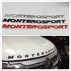 Front Hood Boonet Logo Emblem Badge For Mitsubishi Pajero Montero Sport Monterosport Suv244V