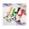 keychains Lanyards 18style Esinger 3D Mini Basketball Shoes STERSOSCOPIC Model Sneakers Attoviast Conearing Caring Car Pendant GIF OT9OW